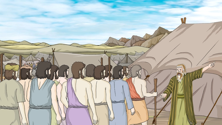 ၂၈။ မောရှေကစုံထောက် ၁၂ဦးစေလွှတ်ခြင်း