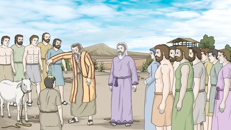 ၃၂။ ဒါဝိဒ်အားရာဇဘိသိက်ပေးခြင်း