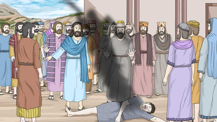 ၅၆။ ယေရှုကညစ်ညမ်းနတ်ကိုနှင်ထုတ်ခြင်း