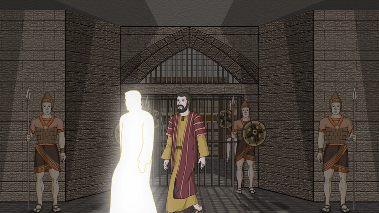 ၈၈။ ယာကုပ် အသတ်ခံရခြင်း နှင့် ကောင်းကင်တမန်ကပေတရုကိုထောင်မှကယ်လွှတ်ခြင်း