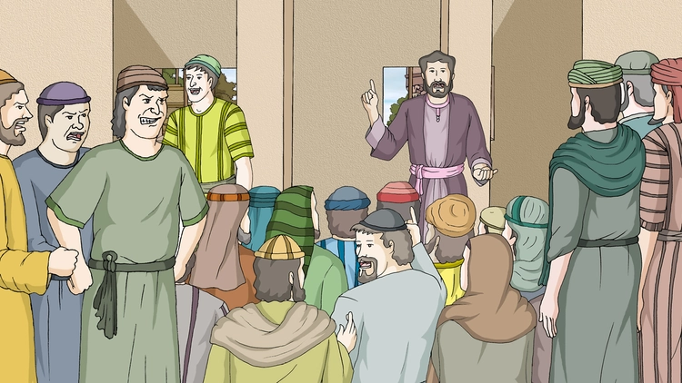 ၉၅။ ပေါလု သက်သာလောနိတ်မြို့ နှင့် ဗေရိမြို့တို့ကိုသွားခြင်း